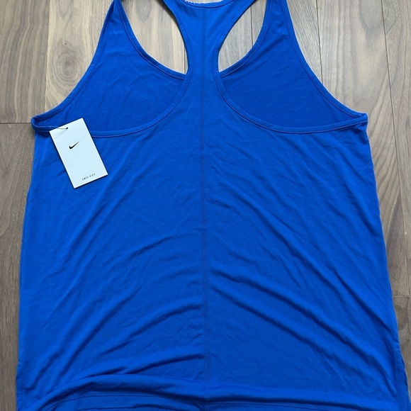 NWT Blue Nike Dri-Fit Racerback Tank - Picture 2 of 4